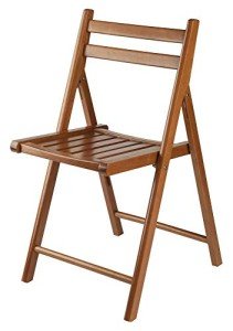 Winsome Robin 4-Piece Teak Folding Chair Set
