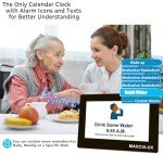 Extra Large Digital Clock for Seniors, Auto Dimming
