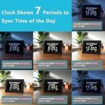 Extra Large Digital Clock for Seniors, Auto Dimming