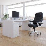 3-Drawer Vertical Locking File Cabinet - White