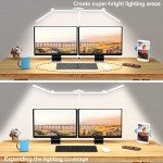 Rotatable LED Desk Lamp with Clamp for Home Office