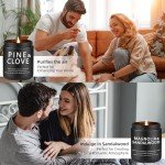 4 Pack Men's Scented Candles Gift Set
