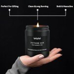 6 Pack Scented Candles Gift Set for Men