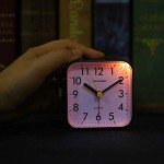 Peakeep Silent Battery Travel Alarm Clock