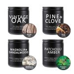 4 Pack Men's Scented Candles Gift Set