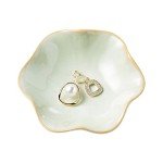 Light Green Ceramic Jewelry and Key Tray
