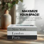 Decorative Coffee Table Fake Books Set – 3 Pieces
