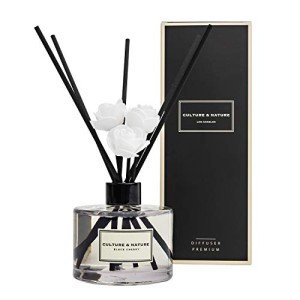 Black Cherry Reed Diffuser Set for Home Decor