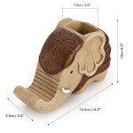 Elephant Shaped Desk Organizer with Phone Stand