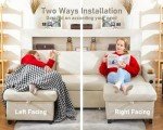DURASPACE 2-in-1 Sleeper Sofa with Storage, Beige