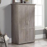 Mystic Oak Craft & Sewing Storage Armoire