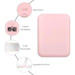 Pink LED Compact Magnifying Pocket Mirror