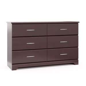 Storkcraft Brookside Espresso 6-Drawer Dresser