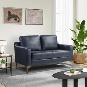 Navy Blue Serta Triton Loveseat