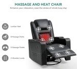 YITAHOME Swivel Rocking Recliner with Massage & Heat