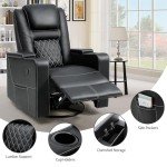 YITAHOME Swivel Rocking Recliner with Massage & Heat