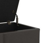 Avalon 54" Wide Contemporary Storage Ottoman Bench