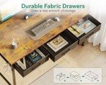 48 Inch Vintage Computer Desk with USB Ports