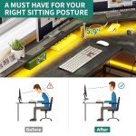 Grey L-Shaped Desk with Drawer and Cubbies