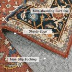 Moynesa Ultra-Thin Washable Oriental Area Rug 3x5