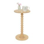 Fultyle Round Side Table for Small Spaces