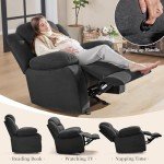 Comfortable Fabric Recliner Chair for Relaxation