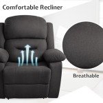 Comfortable Fabric Recliner Chair for Relaxation