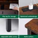 Tykacna 27" LED Night Stand with Charging Station