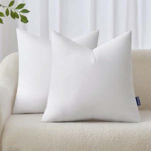 MIULEE 18x18 Decorative Throw Pillow Inserts - 2 Pack