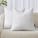 MIULEE 18x18 Decorative Throw Pillow Inserts - 2 Pack