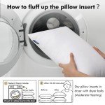 MIULEE 18x18 Decorative Throw Pillow Inserts - 2 Pack
