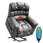Large Power Lift Recliner with Massage & Heat