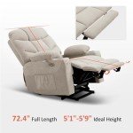 Power Lift Recliner Chair with Extended Footrest