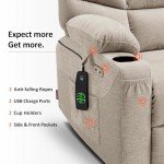 Power Lift Recliner Chair with Extended Footrest