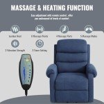 Louvixa Power Lift Recliner with Heat and Massage