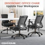 Ergonomic Office Chair with Flip-up Armrests