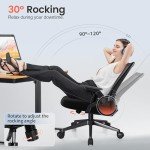 Ergonomic Office Chair with Flip-up Armrests