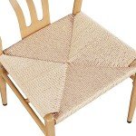 Set of 4 Mid-Century Modern Weave Dining Chairs