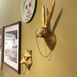 Faux Animal Head Wall Decor - Rabbit Design