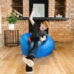 Big Joe Classic Sapphire Bean Bag Chair - 2ft