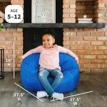 Big Joe Classic Sapphire Bean Bag Chair - 2ft