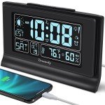 Smart Alarm Clock with Battery Backup and USB Port