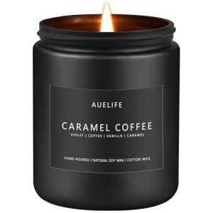 Caramel Coffee Scented Candle - 7oz Jar