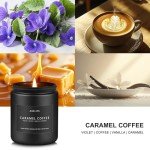 Caramel Coffee Scented Candle - 7oz Jar