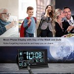 Smart Alarm Clock with Battery Backup and USB Port