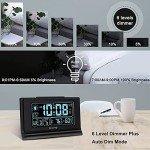 Smart Alarm Clock with Battery Backup and USB Port