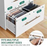 YITAHOME 2-Drawer File Cabinet with Charging Station