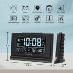 Smart Alarm Clock with Battery Backup and USB Port