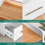 YITAHOME 2-Drawer File Cabinet with Charging Station
