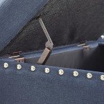 L-Shaped Reversible Sectional Sofa with Storage Ottoman